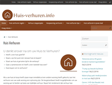 Tablet Screenshot of huis-verhuren.info